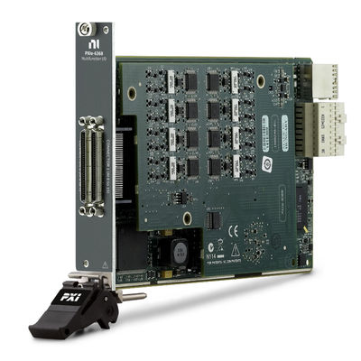 National Instruments PXIe-6368 Multifunction I/O Module with 16-bit Analog Input Resolution 2 MS/s/Channel Max Sampling Rate and 4 Analog Output Channels
