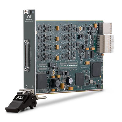 National Instruments PXIe-6376 Multifunction I/O Module with 24 DIO 2 AO and Factory-Calibration for OEM Integration