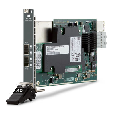 National Instruments PXIe-8238 PXI Ethernet Interface Module with 10 Gigabit Ethernet Intel 82599 Controller and Two SFP+ Ports
