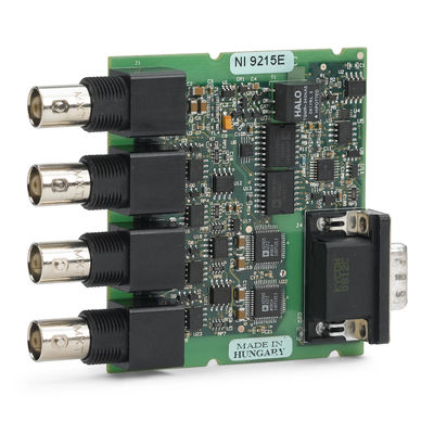Customizable National Instruments SbRIO-9215 4-Channel Voltage Input Module with 250 Vrms Isolation and Simultaneous Sampling