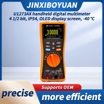 Keysight U1273AX Handheld Digital Multimeter with 4 1/2 Digit OLED Display and IP54 Protection