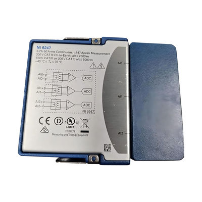 National Instruments NI-9247 C Series Current Input Module with 3 Analog Input Channels 50 kS/s Sampling Rate for 1A and 5A Nominal CT