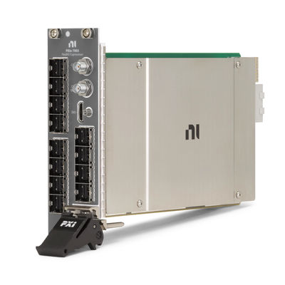 National Instruments PXIe-7903 High-Speed Serial Instrument with 12 Mini-SAS HD Connectors and 28.2 Gb/s Data Rate for 48 Bidirectional Digital Channels