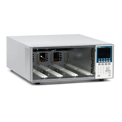 National Instruments RMX-4002 DC Electronic Load Mainframe with RS-232C USB LAN Ports 120 Programmable Sequences and 5-Bit Resolution