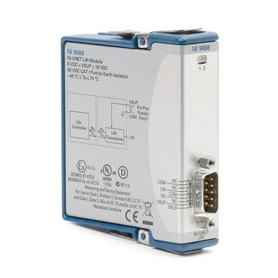 SbRIO-9866 Ni LIN Interface Module With 2400bps-20kbps Baud Rate Versatile Multimeter Assembly