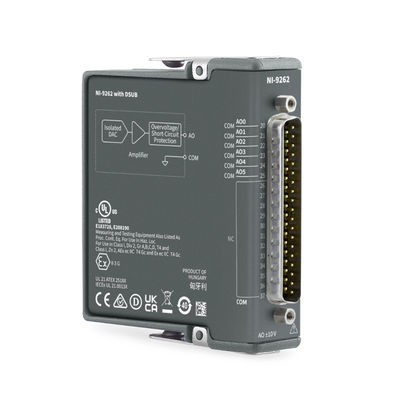 National Instruments NI-9262 C Series Voltage Output Module with 6 Channels 1 MS/s per Channel and 16-bit Resolution