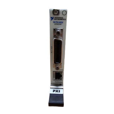 National Instruments PXI-8232 PXI GPIB Instrument Control Module with Gigabit Ethernet Port and Compact Single-Slot Design for OEM Applications