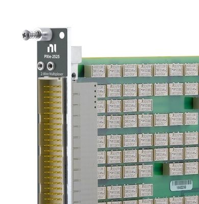 National Instruments PXIe-2525 64-channel PXI Multiplexer Switch Module with 150V Switching Voltage and 10MHz Bandwidth