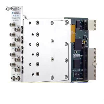 National Instruments PXIe-2544 RF Multiplexer Switch Module with 8x1 Terminal Multiplexer 6.6 GHz RF Signal and 50 Ohm Impedance