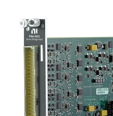 National Instruments PXIe-4331 PXI Strain/Bridge Input Module with 24-bit ADC 102.4 kS/s Sampling Rate and 8 Differential Analog Input Channels