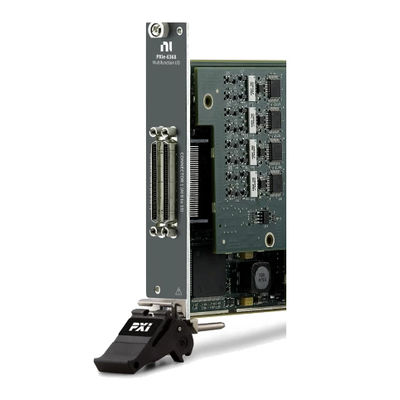 National Instruments PXIe-6368 Multifunction I/O Module with 16-bit Analog Input Resolution 2 MS/s/Channel Max Sampling Rate and 4 Analog Output Channels