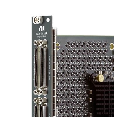 National Instruments PXIe-7822 PXI Digital Reconfigurable I/O Module with 512 MB DRAM Kintex 7 325T FPGA and 128 DIO