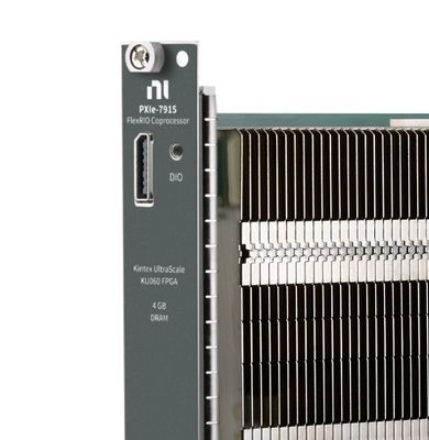 Customizable National Instruments PXIe-7915 PXI FlexRIO Coprocessor Module with Kintex UltraScale KU060 FPGA and 60 DMA Channels