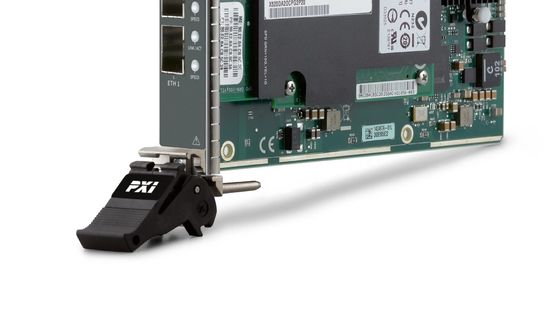 National Instruments PXIe-8238 PXI Ethernet Interface Module with 10 Gigabit Ethernet Intel 82599 Controller and Two SFP+ Ports