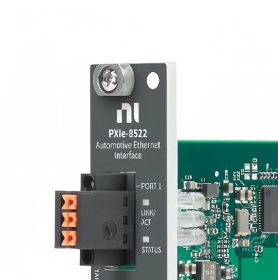 National Instruments PXIe-8522 PXI Automotive Ethernet Interface Module with 100BASE-T1 UTP Protocol Four Endpoints and Two Network Terminal Access Points