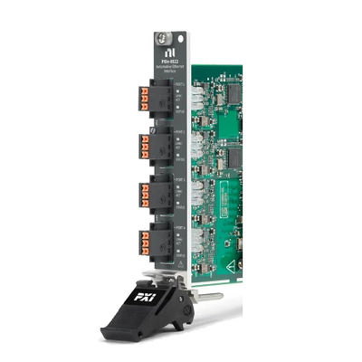 National Instruments PXIe-8522 PXI Automotive Ethernet Interface Module with 100BASE-T1 UTP Protocol Four Endpoints and Two Network Terminal Access Points
