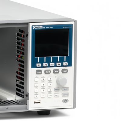 National Instruments RMX-4002 DC Electronic Load Mainframe with RS-232C USB LAN Ports 120 Programmable Sequences and 5-Bit Resolution