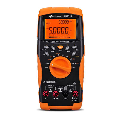 Keysight U1251B 4 1/2 Digit Handheld Digital Multimeter with CAT III 1000 V / CAT IV 600 V and 72 Hours Battery Life