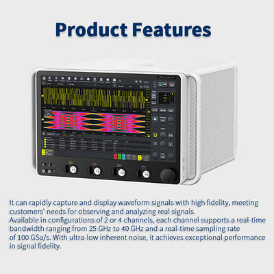 ExWave TS Series High-Speed Real-Time Oscilloscope with 25GHz-90GHz Bandwidth, 100GSa-200GSa Sampling Rate, and 500Mpts-4Gpts Storage Depth