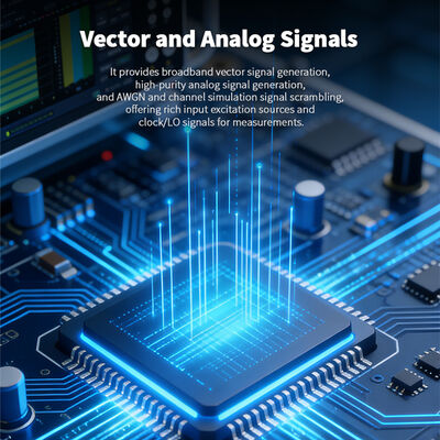 SGV Series Vector Signal Generator with 6kHz~110GHz Frequency Range, 500MHz/1GHz/2GHz/5GHz Bandwidth, and <-130dBc/Hz Phase Noise