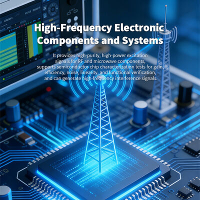 SGV Series Vector Signal Generator with 6kHz~110GHz Frequency Range, 500MHz/1GHz/2GHz/5GHz Bandwidth, and <-130dBc/Hz Phase Noise