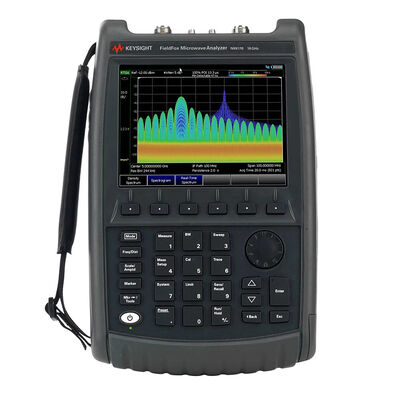 Keysight N9917B FieldFox Handheld Microwave Analyzer with 18 GHz Frequency -163 dBmW DANL at 1GHz and 120 MHz Bandwidth
