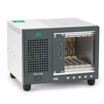National Instruments PXIe-1083 PXI Express Chassis with 2 GB/s Speed Hybrid Connectors and 58 W Power Supply