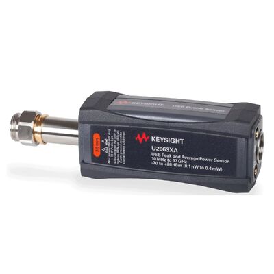 Keysight U2063XA USB Power Sensor with 10 MHz to 33 GHz Frequency Range and Wide Dynamic Range