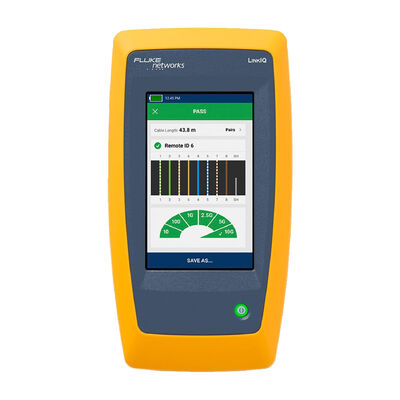 Fluke LinkIQ Cable and Network Tester with 10GBASE-T Performance PoE Verification and Wi-Fi 6E Analysis