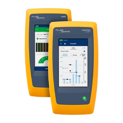 Fluke LinkIQ Cable and Network Tester with 10GBASE-T Performance PoE Verification and Wi-Fi 6E Analysis