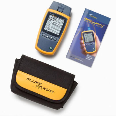 Fluke MicroScanner2 Cable Tester with Graphical Wiring Diagrams Multi Media Support and IntelliTone Audio Technology