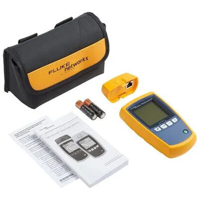 Fluke Networks MicroScanner PoE Cable Tester with PoE Level Verification 10G Ethernet Detection and Ergonomic Design