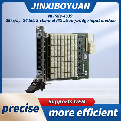 OEM Customized National Instruments PXIe 4339 PXI Module Offering 8 Differential Analog Input Channels and 25.6 kS per Second Sampling Rate for Strain Bridge