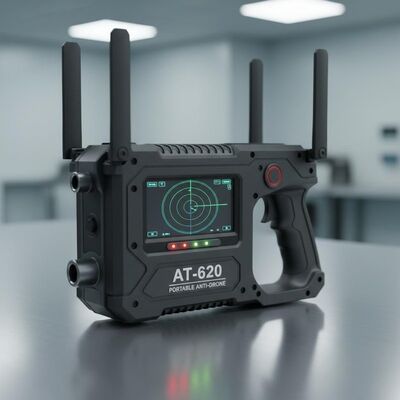AT-620 Portable Anti-Drone Device with Integrated Detection and Jamming Capability