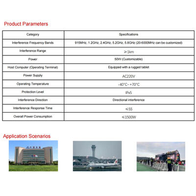 JXBY Haiyu 100 Drone Perimeter Interception System - Fixed (HCAUAV FENCE-2-GD)