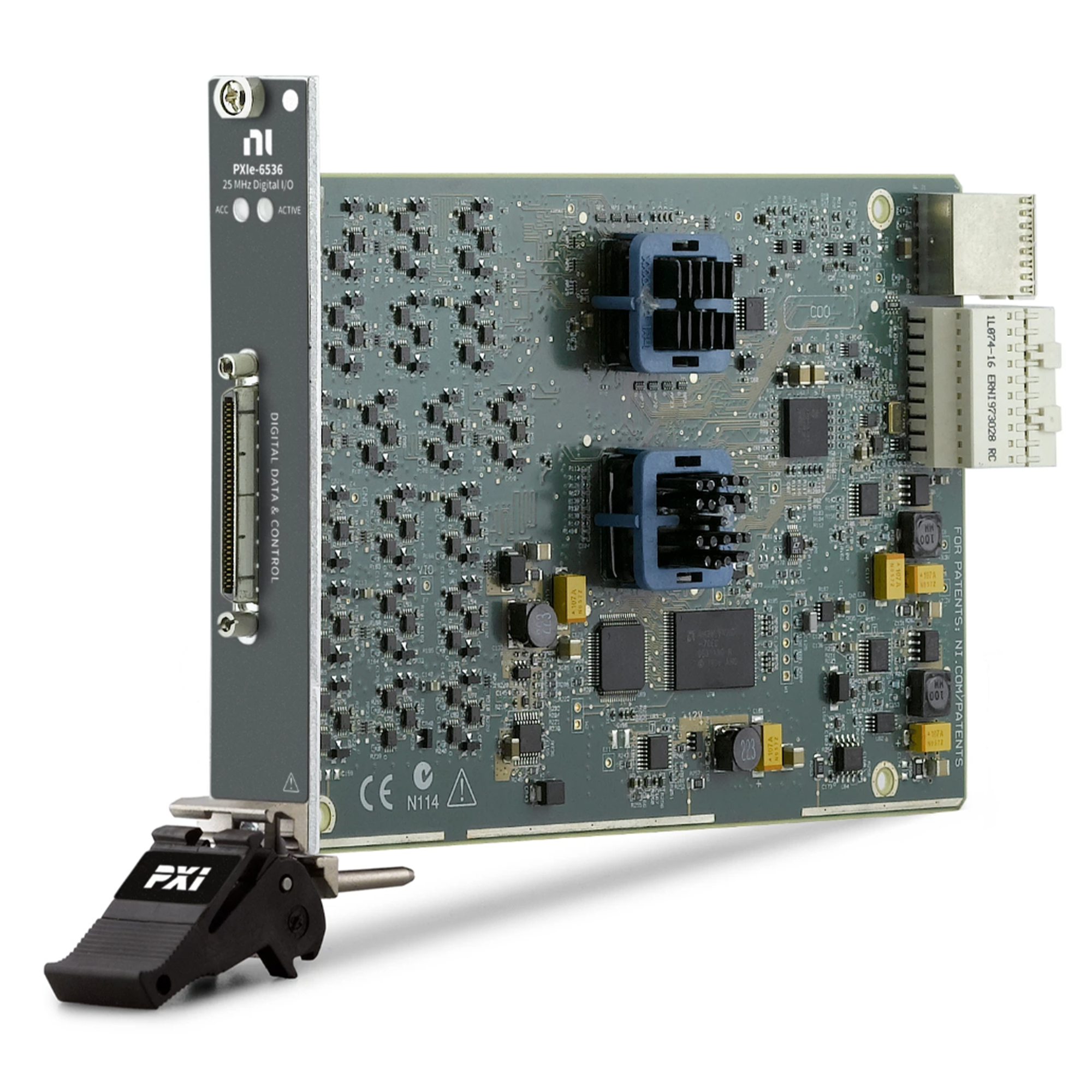 PXIe-6536 Digital I/O Module with 25 MHz 100 MB/s